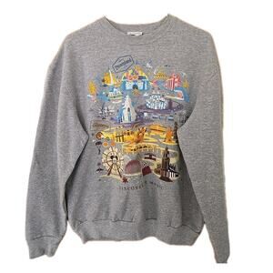 “DISCOVER THE MAGIC” Disneyland Park Sweatshirt VINTAGE - Medium Splash Mountain